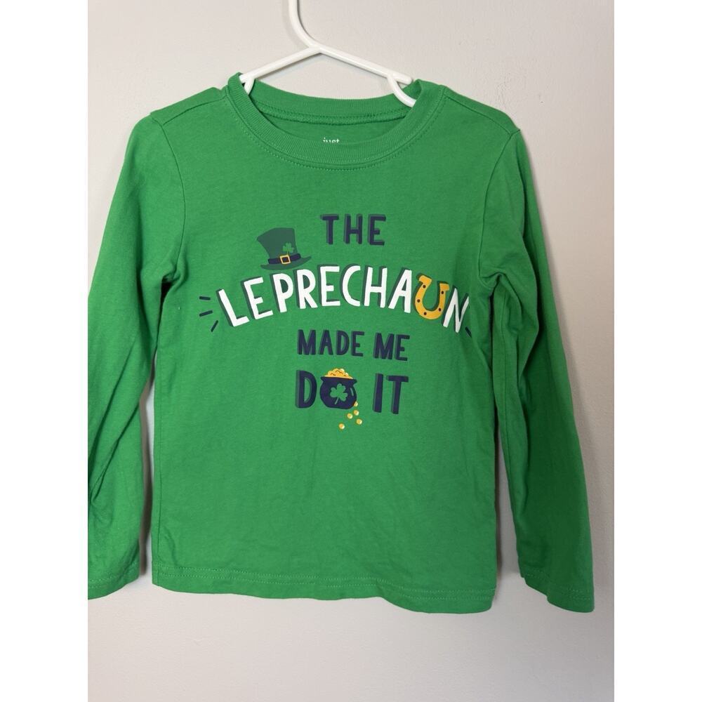 St. Patrick's Day Long Sleeve Tshirt By Carters Sz 3T